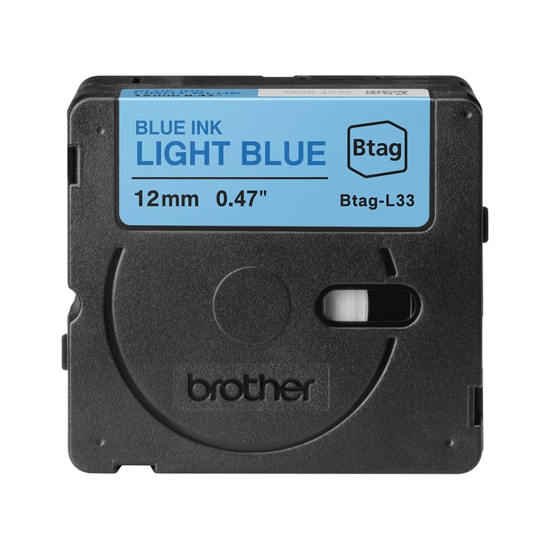 Brother BTAG-L33 taśmy do etykietowania Blue on light blue
