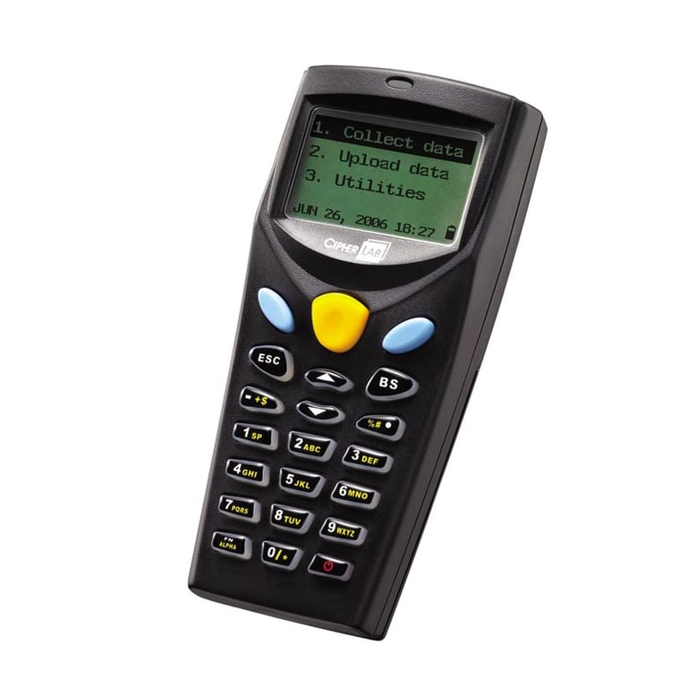 CipherLab 8001 terminal 100 x 64 px 120 g Czarny