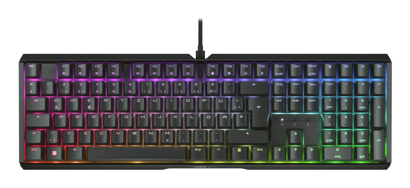 CHERRY XTRFY MX 3.1 klawiatura Gaming USB QWERTZ Niemiecki Czarny G80-3890LJADE-2