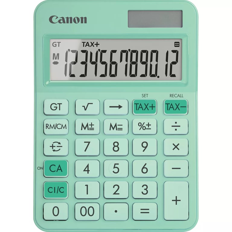 Canon LS-125KB kalkulator Komputer stacjonarny Podstawowy kalkulator Zielony
