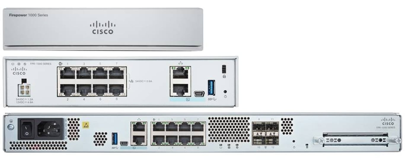 Cisco FPR1140-ASA-K9 firewall (hardware) 1U 2200 Mbit/s