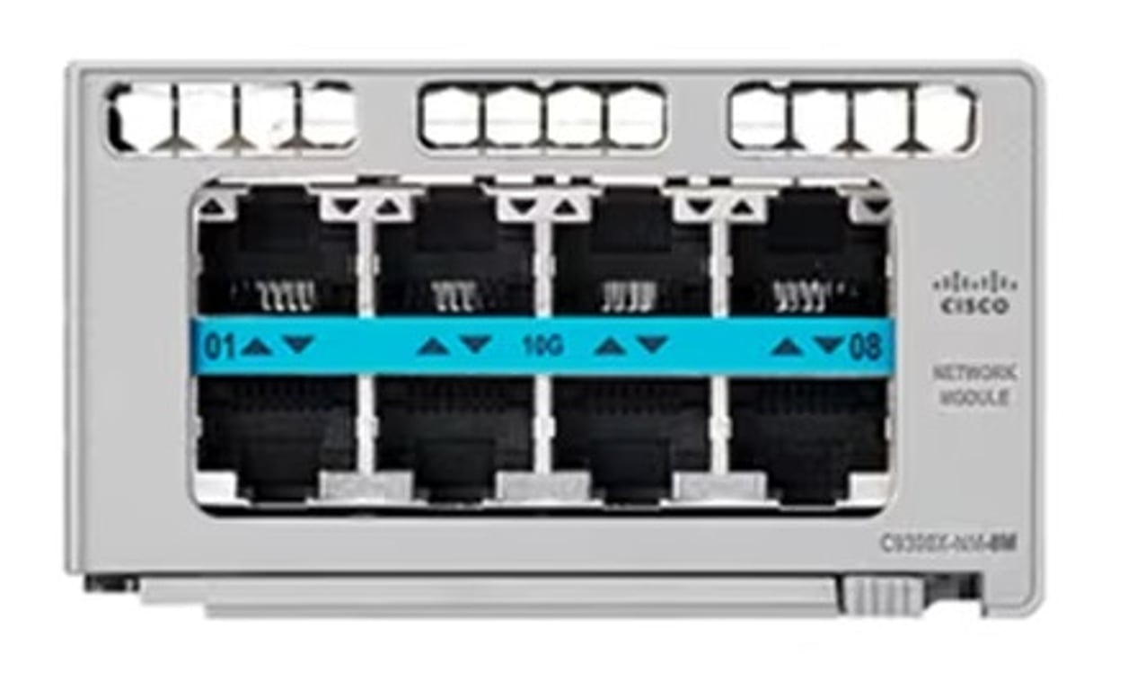 Cisco C9300X-NM-8M= moduł dla przełączników sieciowych 10 Gigabit Ethernet, Gigabit Ethernet