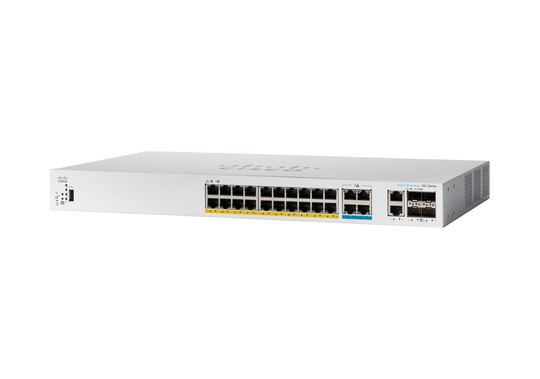 Cisco Catalyst C1300-24MGP-4X łącza sieciowe Zarządzany L2/L3 Obsługa PoE Szary