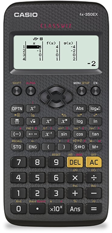 Casio Classwiz FX-350EX kalkulator Kieszeń Kalkulator naukowy Czarny