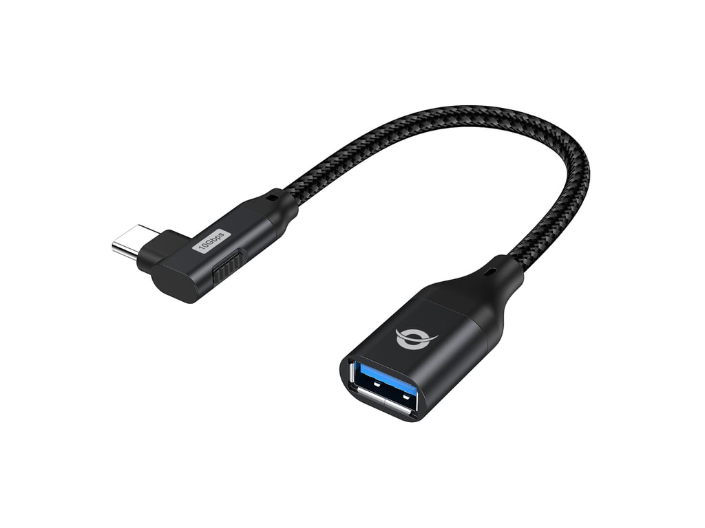 Conceptronic ABBY19B zmieniacz płci / kabli USB-C USB-A Czarny
