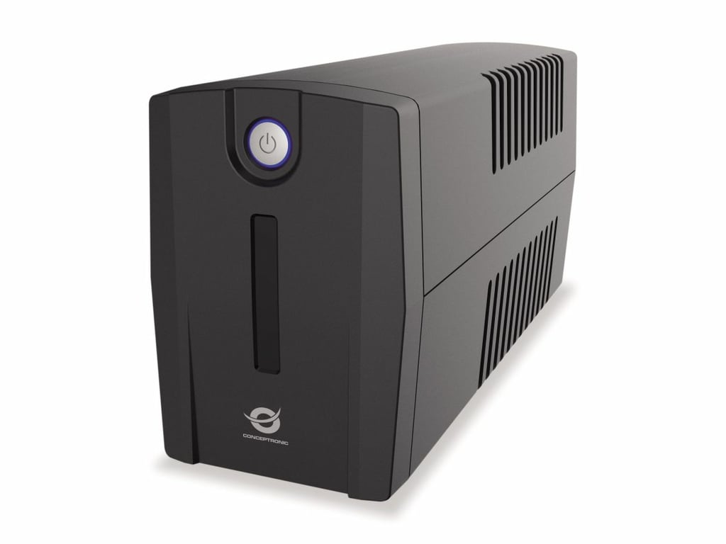 Conceptronic ZEUS07ES zasilacz UPS Technologia line-interactive 1 kVA 600 W 2 x gniazdo sieciowe