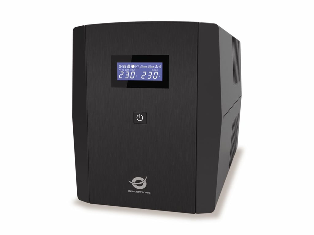 Conceptronic ZEUS08EM zasilacz UPS Technologia line-interactive 1,5 kVA 900 W 5 x gniazdo sieciowe