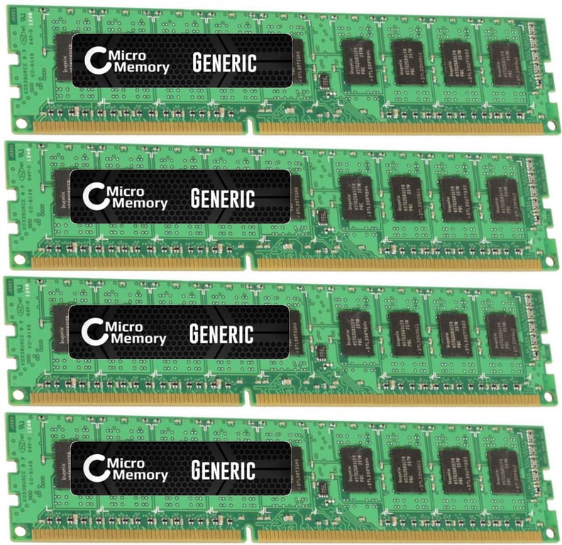 CoreParts 32GB DDR3 1600MHz moduł pamięci 4 x 8 GB Korekcja ECC
