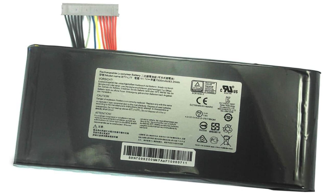 CoreParts MBXMSI-BA0005 części zamienne do notatników Bateria