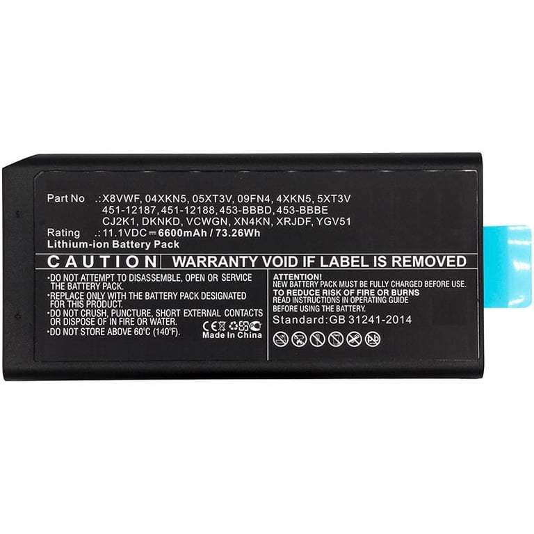CoreParts MBXDE-BA0185 części zamienne do notatników Bateria