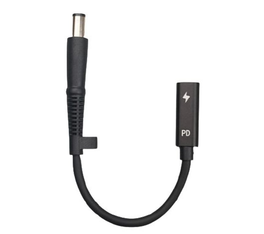 CoreParts MBXUSBC-CO0004 zmieniacz płci / kabli USB C 7.4*5.0 Czarny