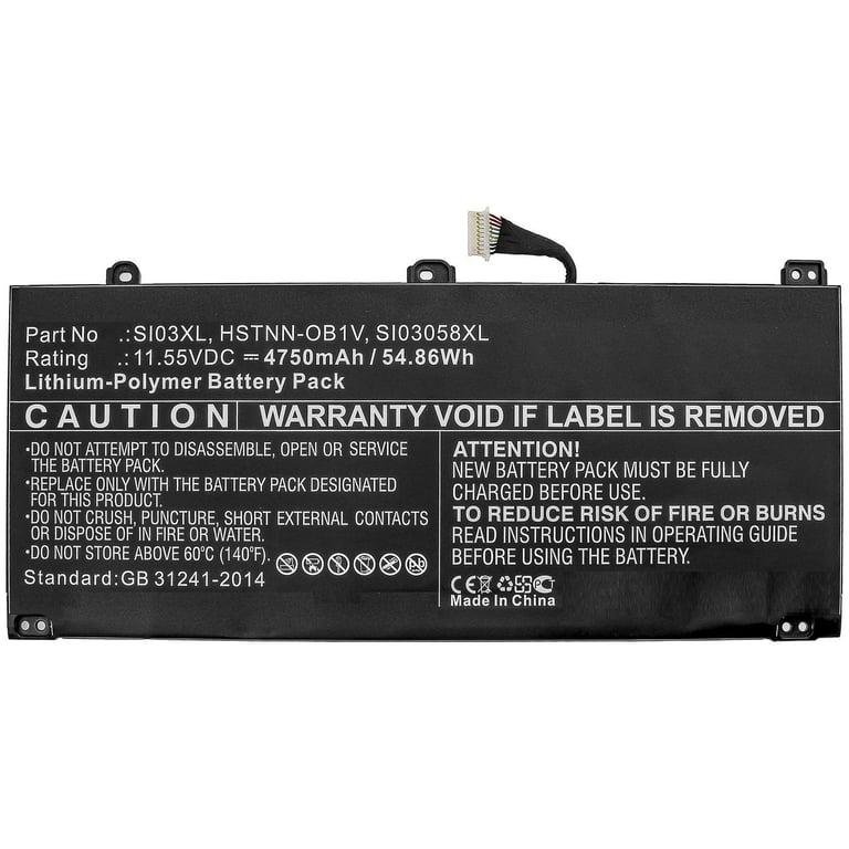 CoreParts MBXHP-BA0273 części zamienne do notatników Bateria