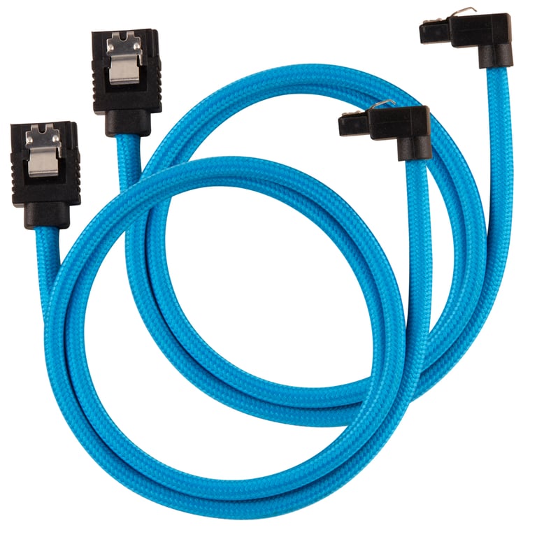 Corsair CC-8900285 kabel SATA 0,6 m Czarny, Niebieski