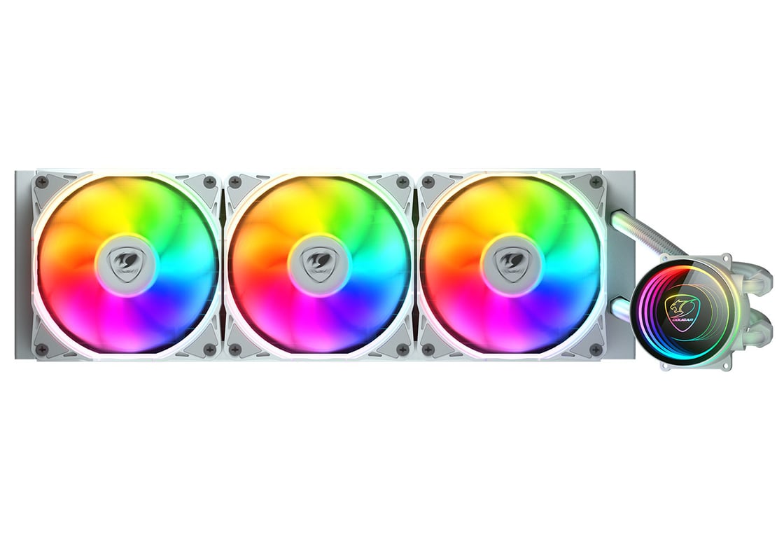 COUGAR Gaming CGR-PSDELRGB-W-360 Procesor Chłodnica cieczy all-in-one 12 cm Biały