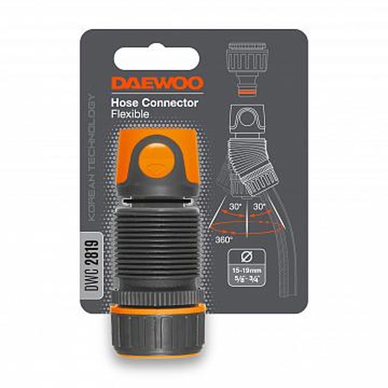 Daewoo DWC 2819 Przyłącze węża Plastik Czarny, Pomarańczowy 1 szt.