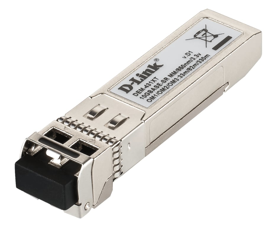 D-Link DEM-431XT moduł przekaźników sieciowych Swiatłowód 10000 Mbit/s SFP+