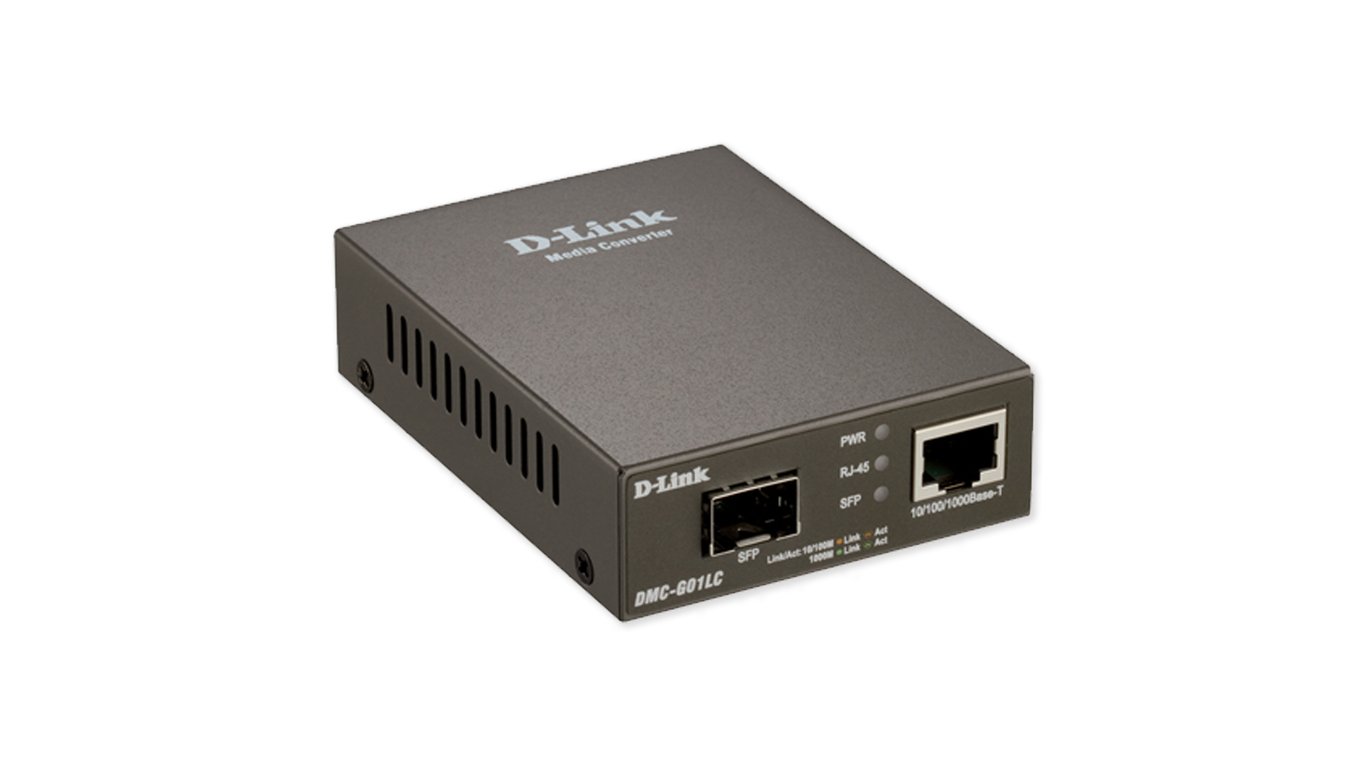 D-Link DMC-G01LC/E konwerter sieciowy 1000 Mbit/s Szary