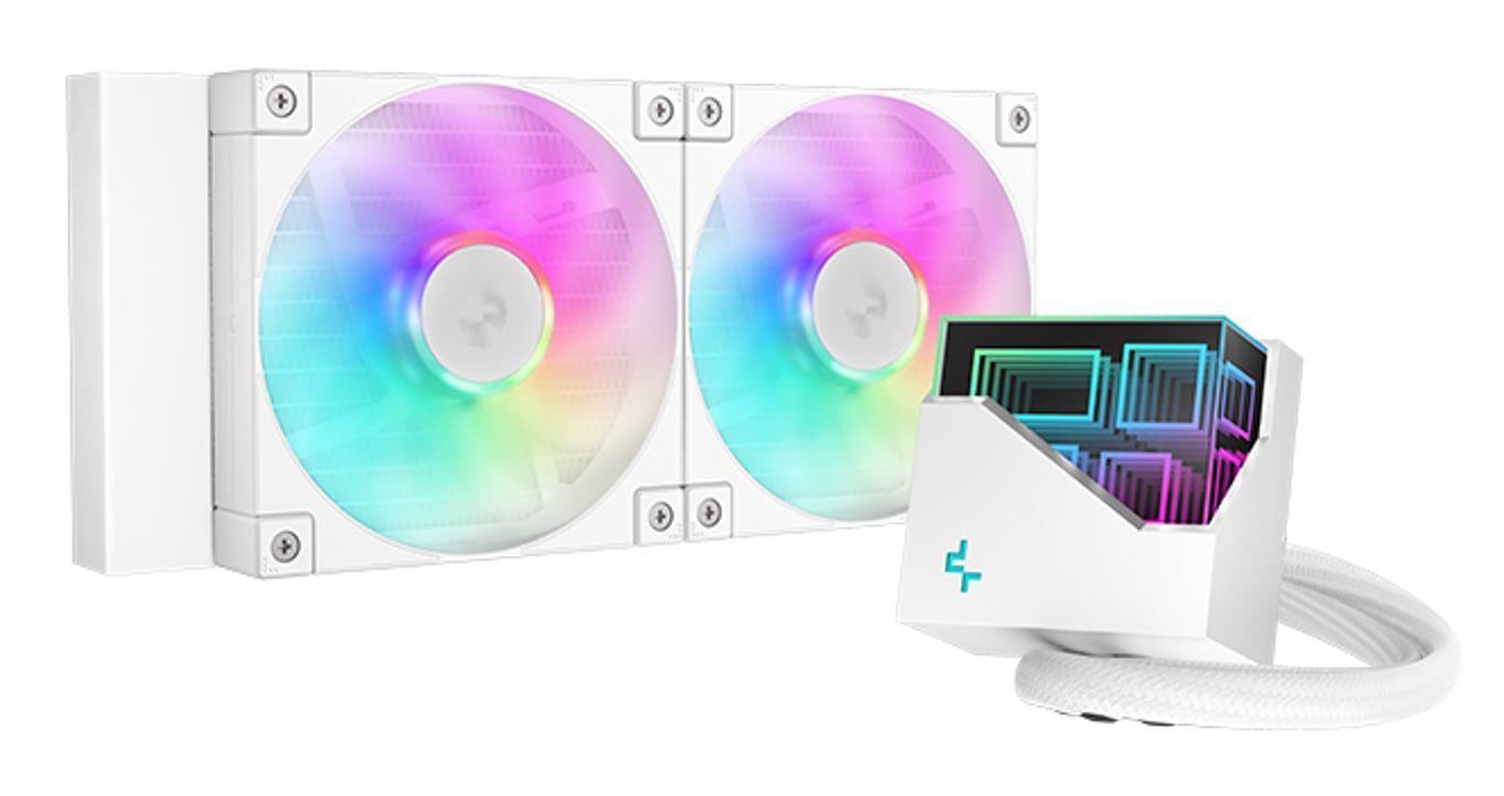 DeepCool LT240 Procesor Chłodnica cieczy all-in-one 12 cm Biały 1 szt.