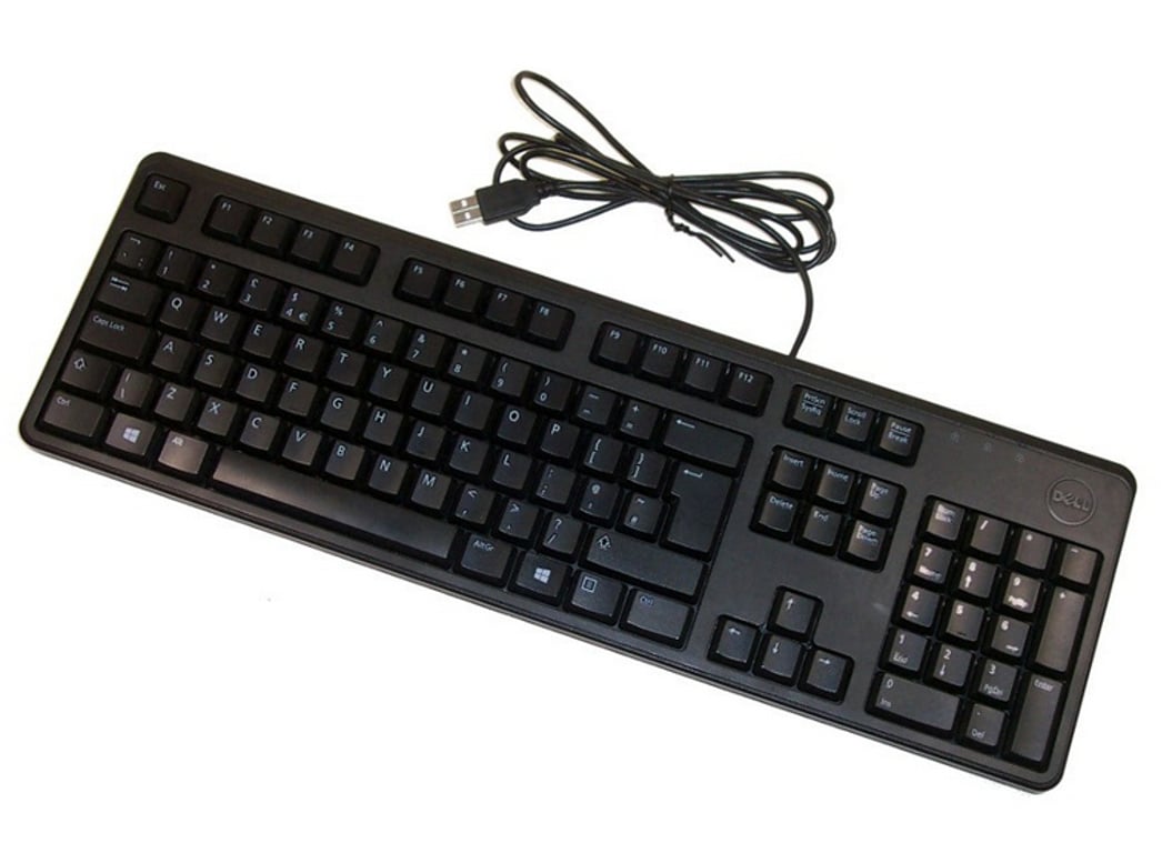 DELL DJ491 klawiatura USB QWERTY Angielski Czarny DJ491
