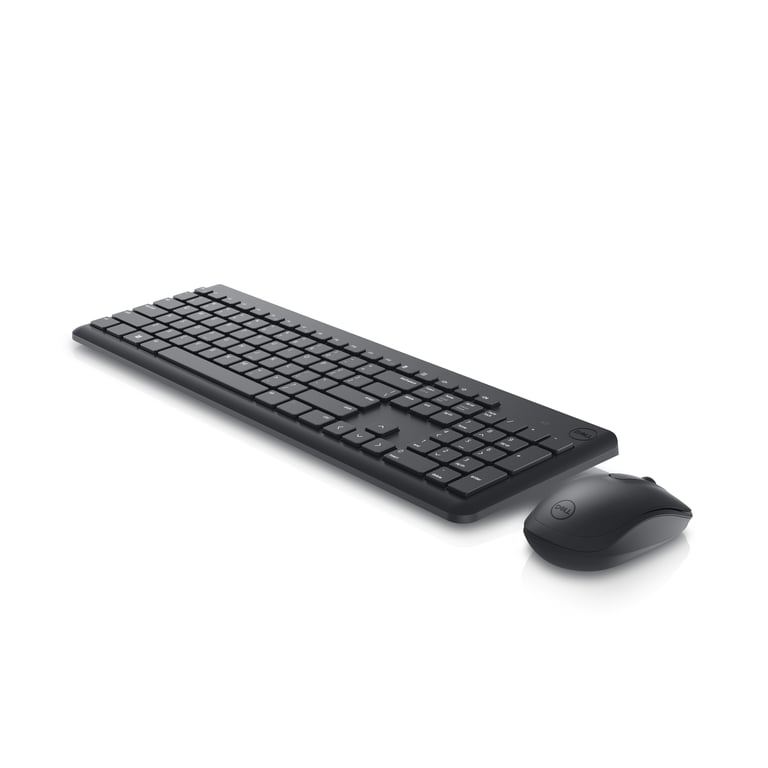 DELL KM3322W klawiatura Dołączona myszka RF Wireless QWERTZ Niemiecki Czarny