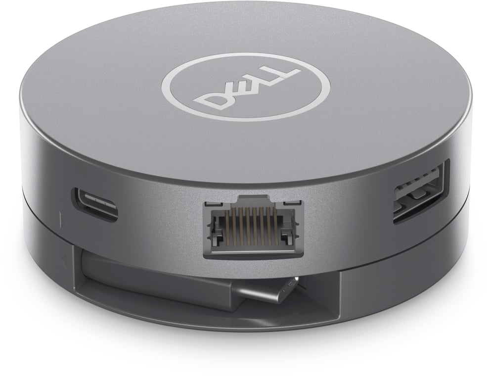 DELL DA305 Przewodowa USB 3.2 Gen 2 (3.1 Gen 2) Type-C Srebrny