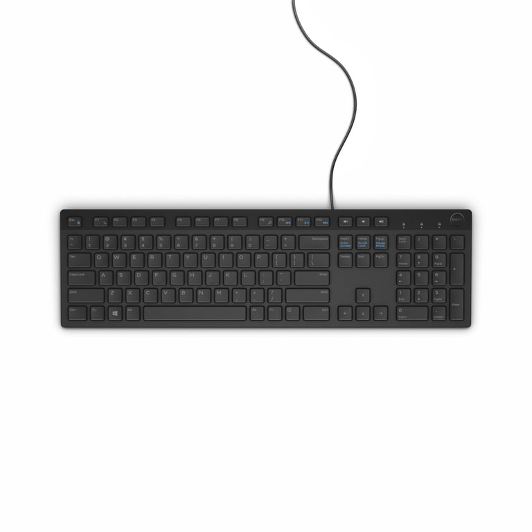 DELL KB216 klawiatura USB QWERTZ Węgierski Czarny 580-ADGQ