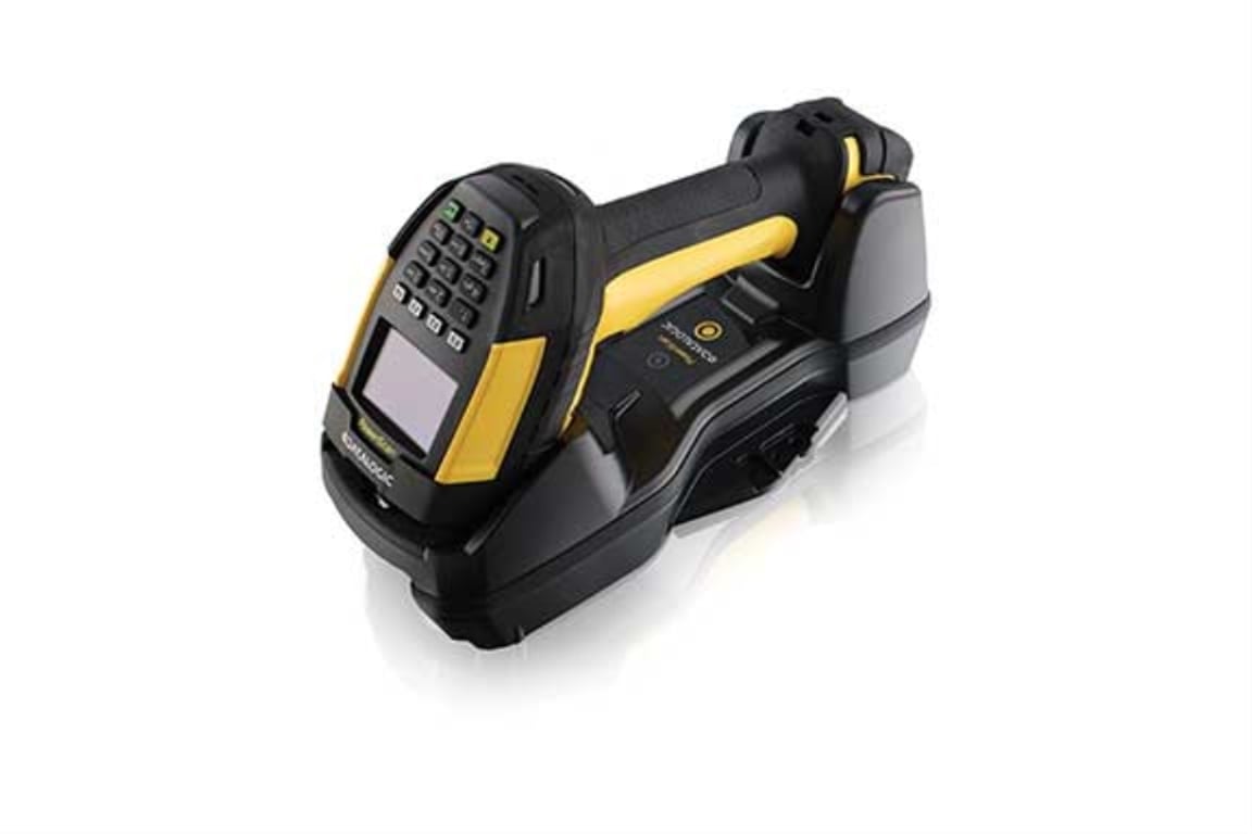 Datalogic PM9600-DKHP433RK10 czytnik kodów kreskowych Ręczny czytnik kodów kreskowych 1D/2D Laser Czarny, Żółty