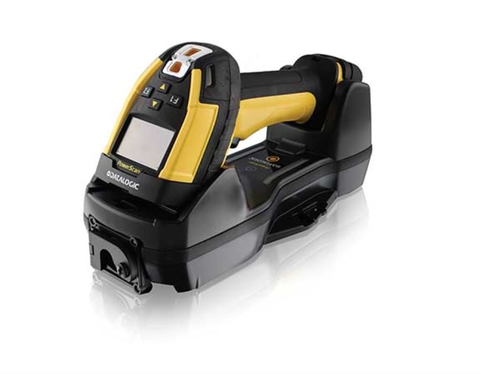 Datalogic PM9600-DHP433RBK20 czytnik kodów kreskowych Ręczny czytnik kodów kreskowych 1D/2D Laser Czarny, Żółty