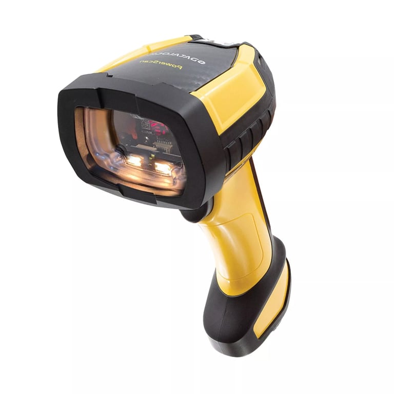 Datalogic PM9600-SR433RBK20 czytnik kodów kreskowych Ręczny czytnik kodów kreskowych 1D/2D Laser Czarny, Żółty
