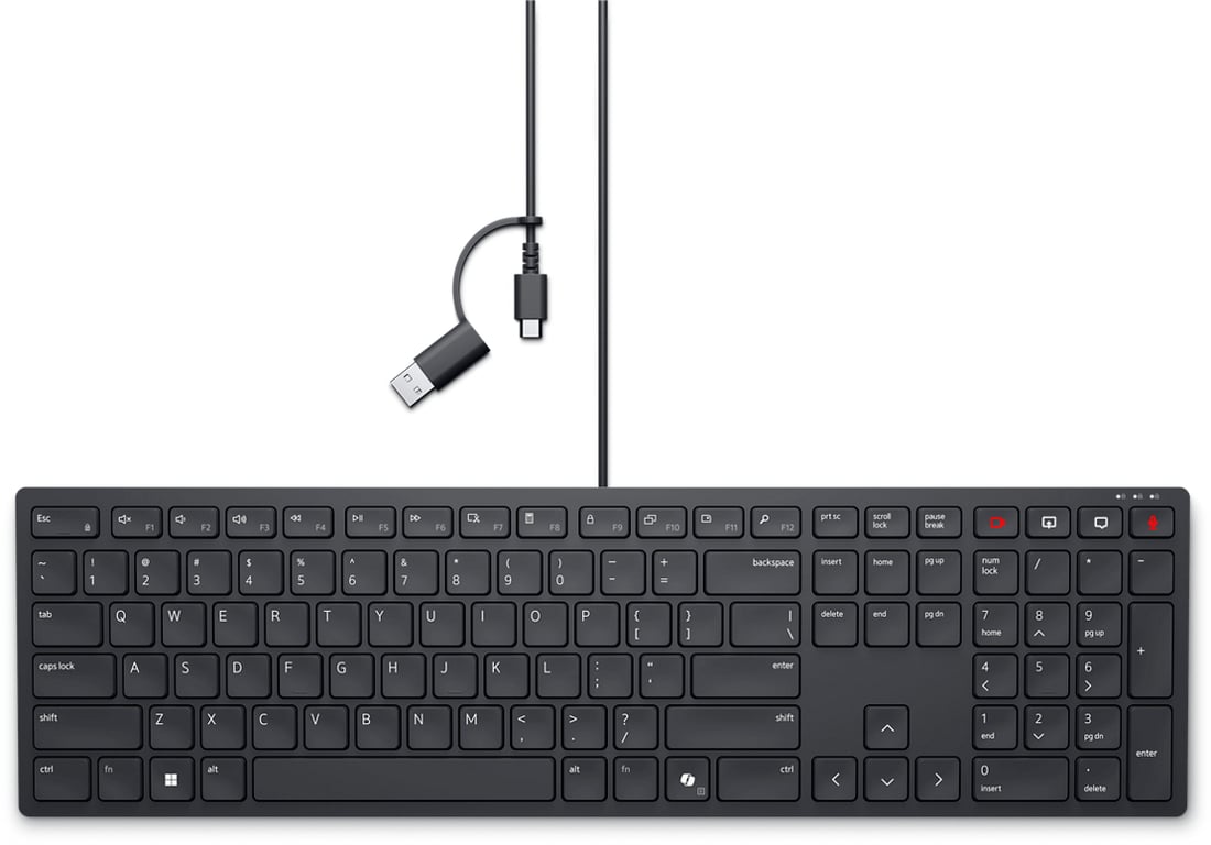 DELL KB525C klawiatura Biuro USB QWERTZ Niemiecki Czarny KB525C-GE-EMEA