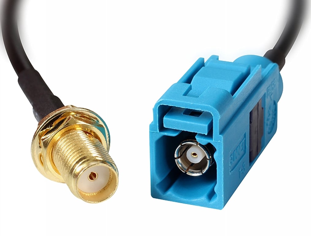 DeLOCK 88583 kabel koncentryczny 0,2 m Czarny