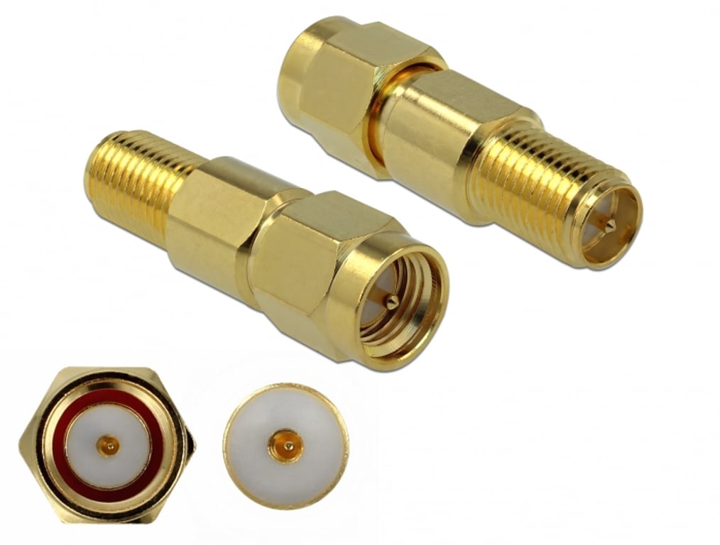 DeLOCK 89991 wtyczka koncentryczna SMA 1 szt. 50 Ω