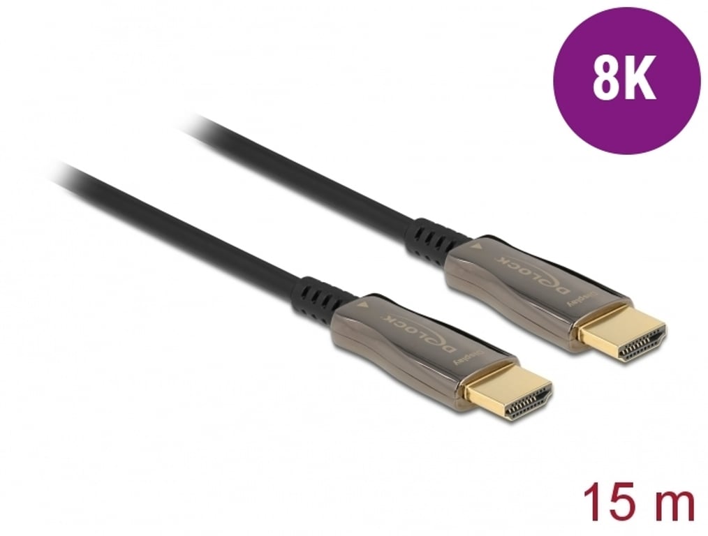 DeLOCK 84037 kabel HDMI 15 m HDMI Typu A (Standard) Czarny