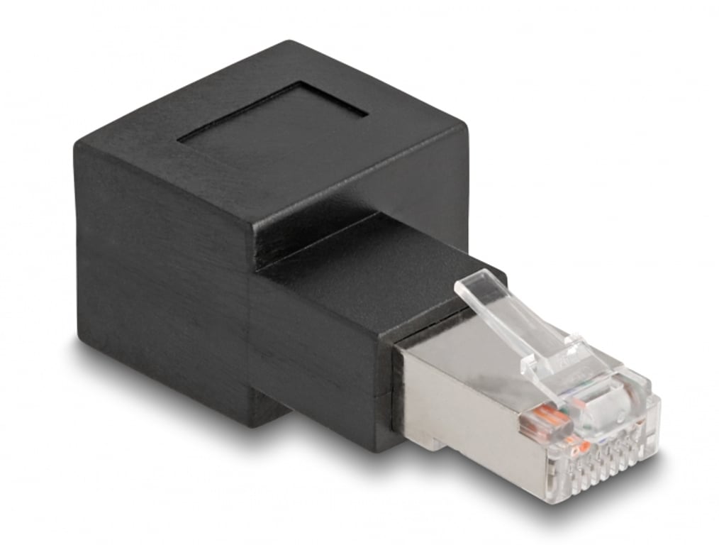 DeLOCK 87864 wtyczka RJ45 Czarny