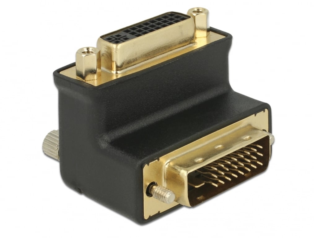 DeLOCK 65866 zmieniacz płci / kabli DVI-D DVI-I Czarny