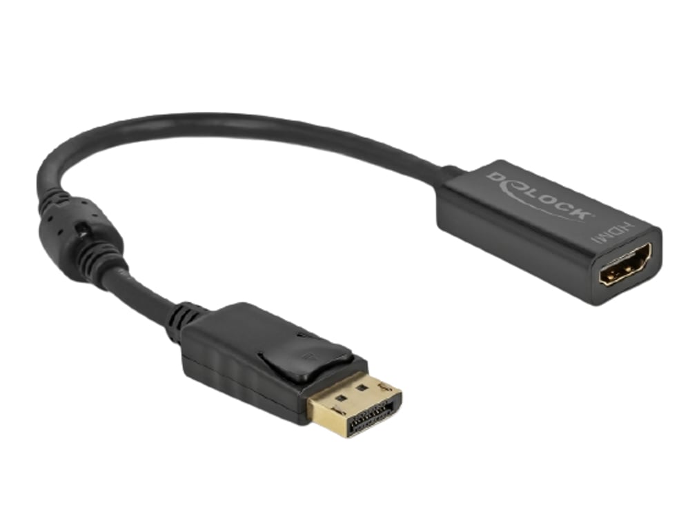 DeLOCK 63559 adapter kablowy 0,2 m DisplayPort HDMI Czarny