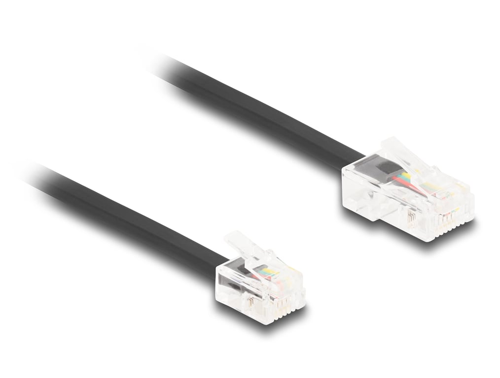 DeLOCK 88037 kabel telefoniczny 3 m Czarny