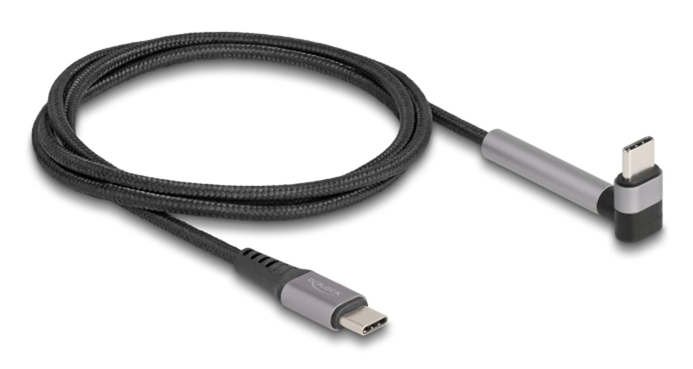 DeLOCK 81172 kabel USB USB 2.0 1,5 m USB C Czarny, Szary