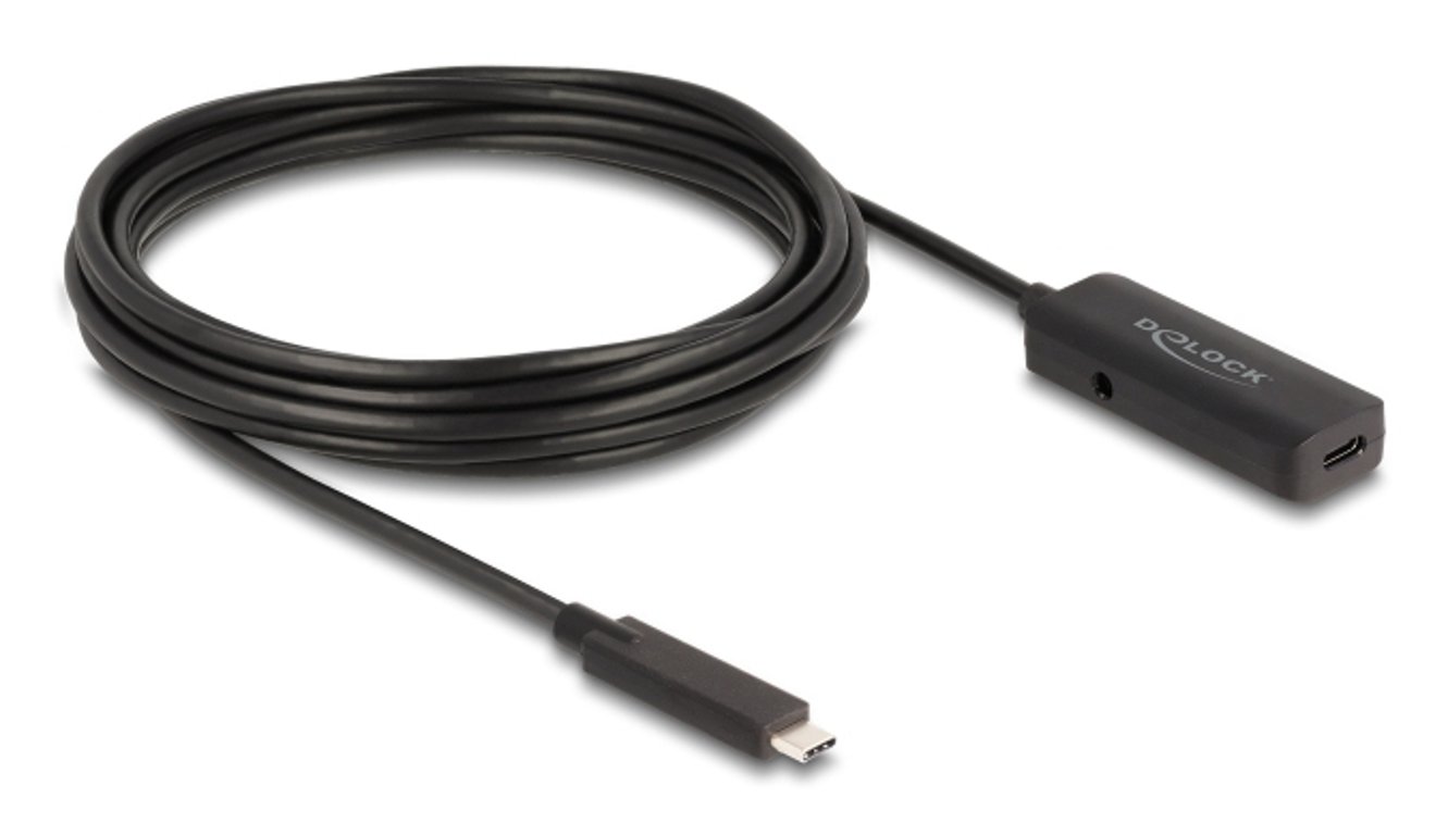 DeLOCK 80028 kabel USB 5 m USB C Czarny