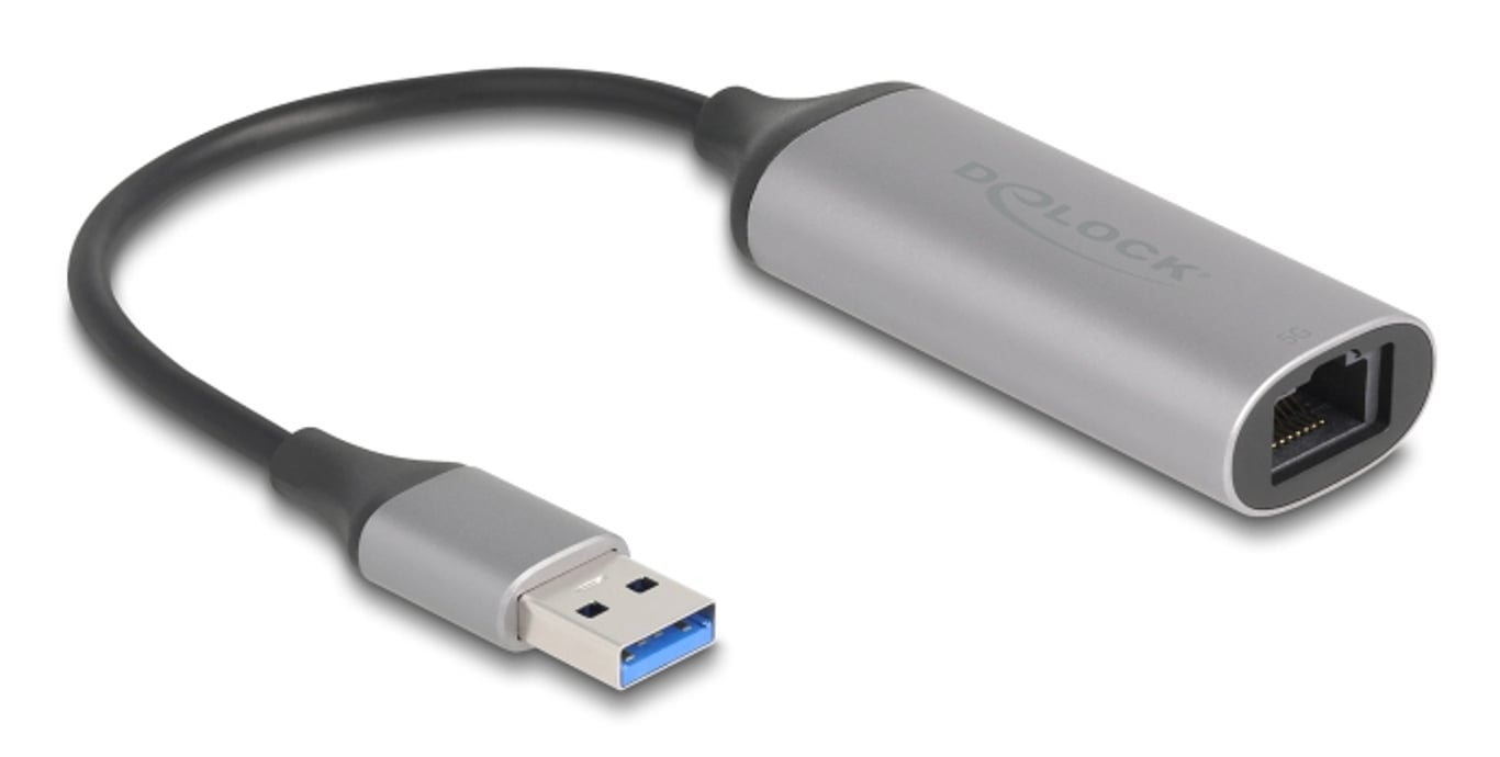 DeLOCK 81571 zmieniacz płci / kabli USB Type-A RJ-45 Antracyt