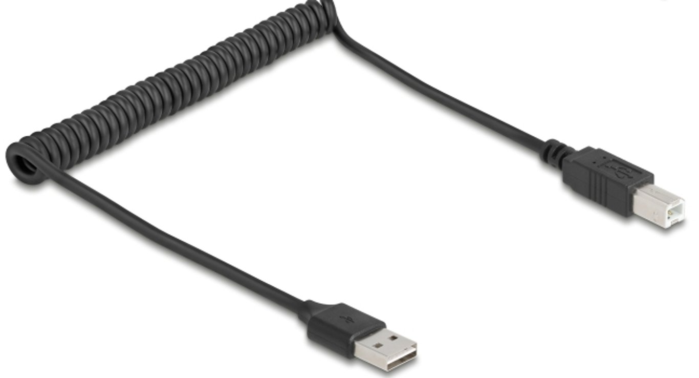 DeLOCK 90130 kabel USB USB 2.0 0,8 m USB A Czarny