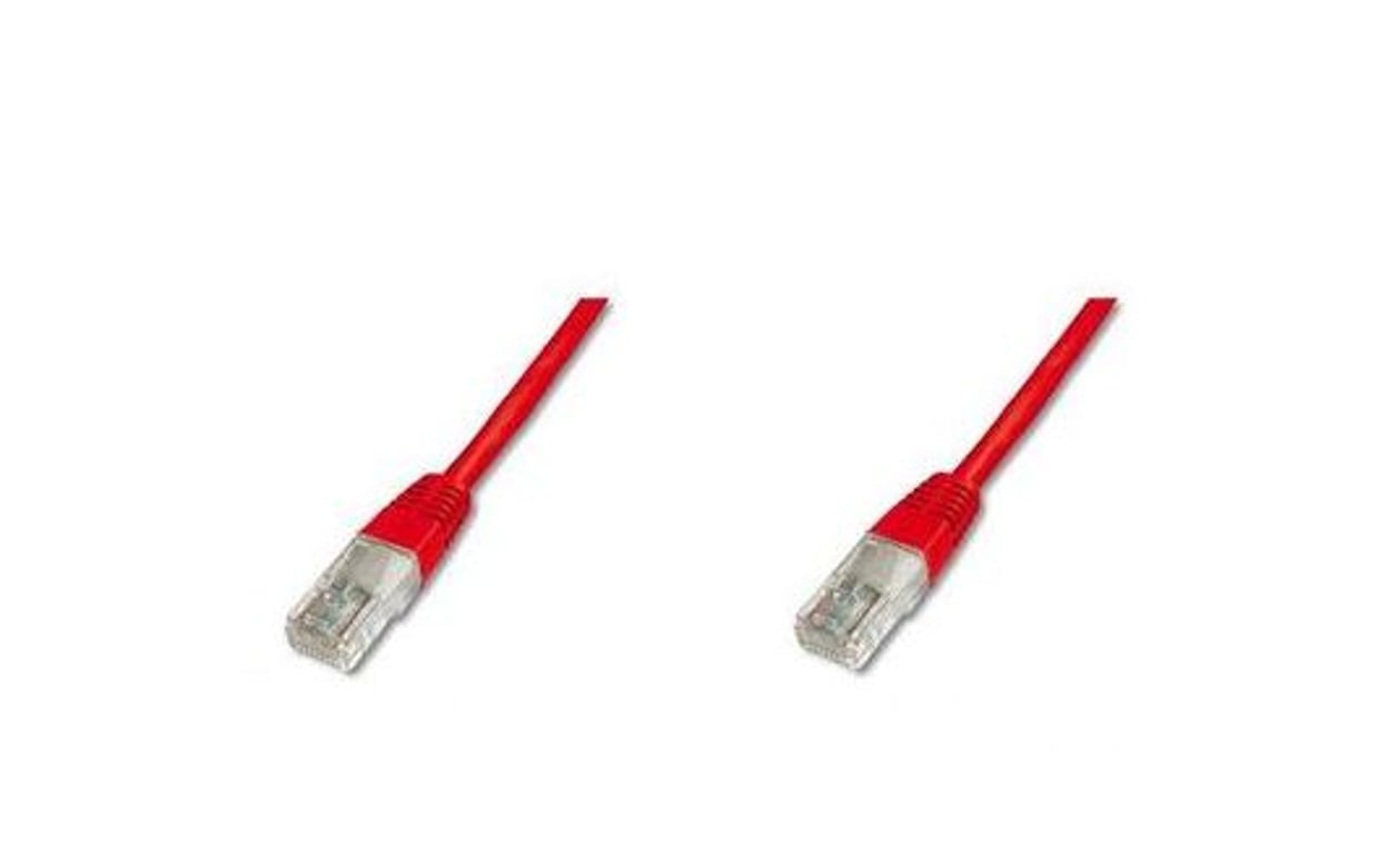 Digitus DK-1512-300/R kabel sieciowy Czerwony 30 m Cat5e U/UTP (UTP)