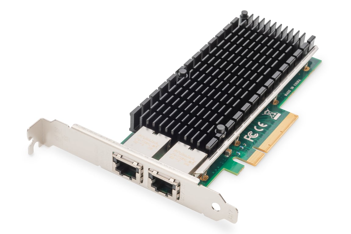 Digitus Dwuportowa karta sieciowa klasy serwerowej Ethernet 10 Gbps