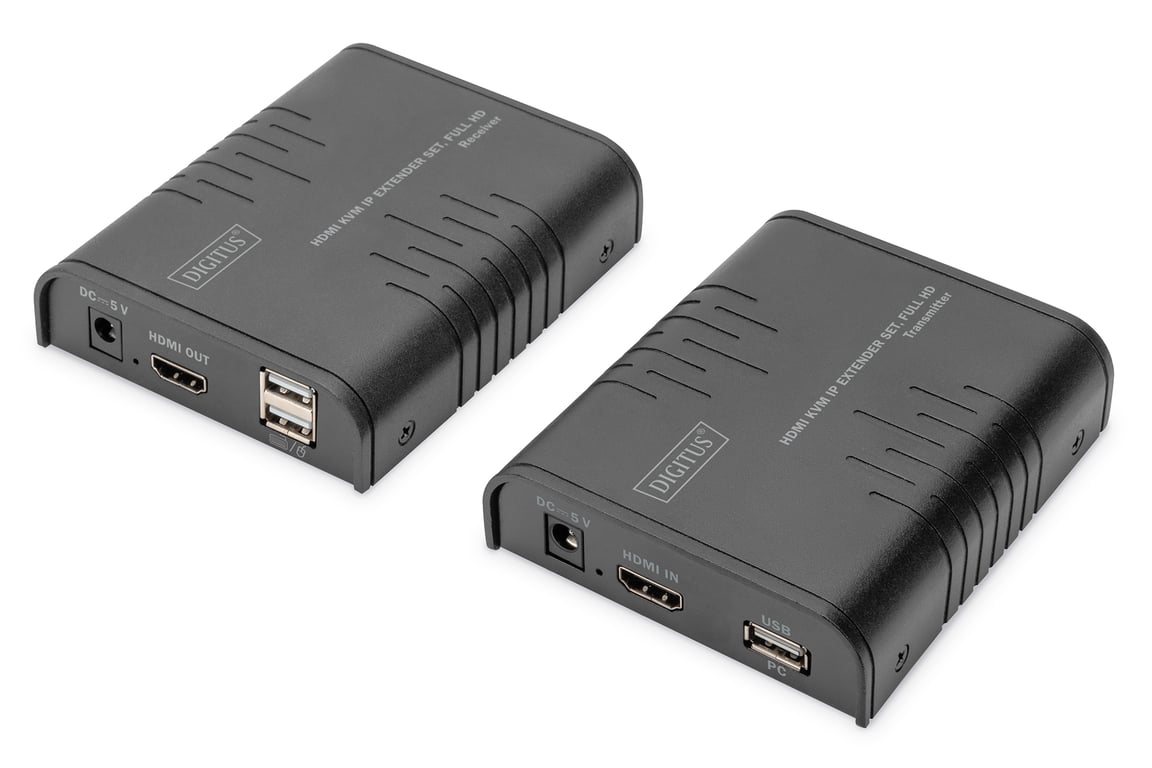 Digitus Zestaw HDMI KVM IP Extender, Full HD