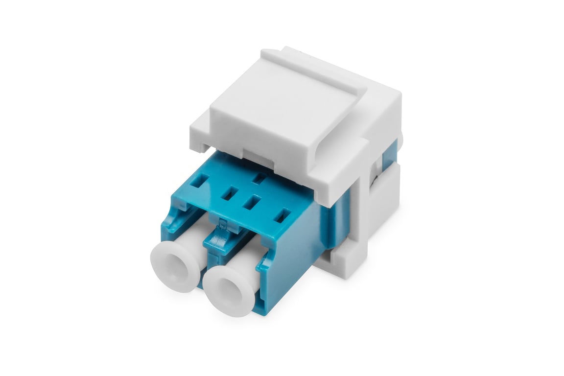 Digitus DN-96007-1-K adapter światłowodowy LC/LC 1 szt. Niebieski