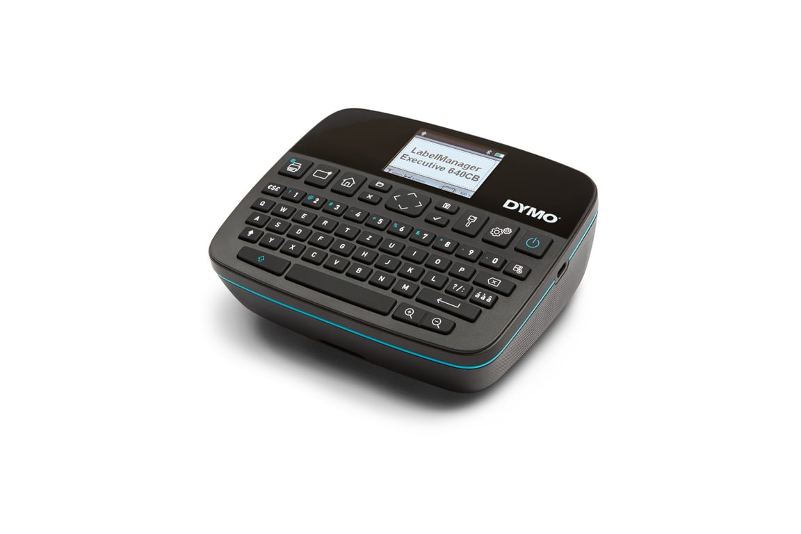 DYMO LabelManager 640CB 6/9/12/19/24mm D1-Baender Qwertz drukarka etykiet