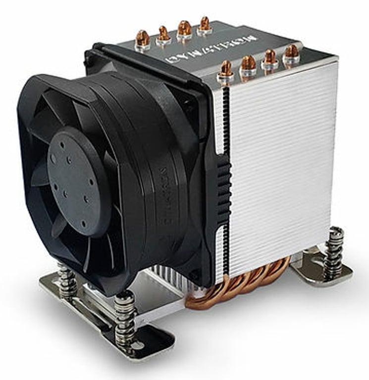 Dynatron A55 system chłodzenia komputerów Procesor Chłodnica powietrza 8 cm Czarny, Szary 1 szt.