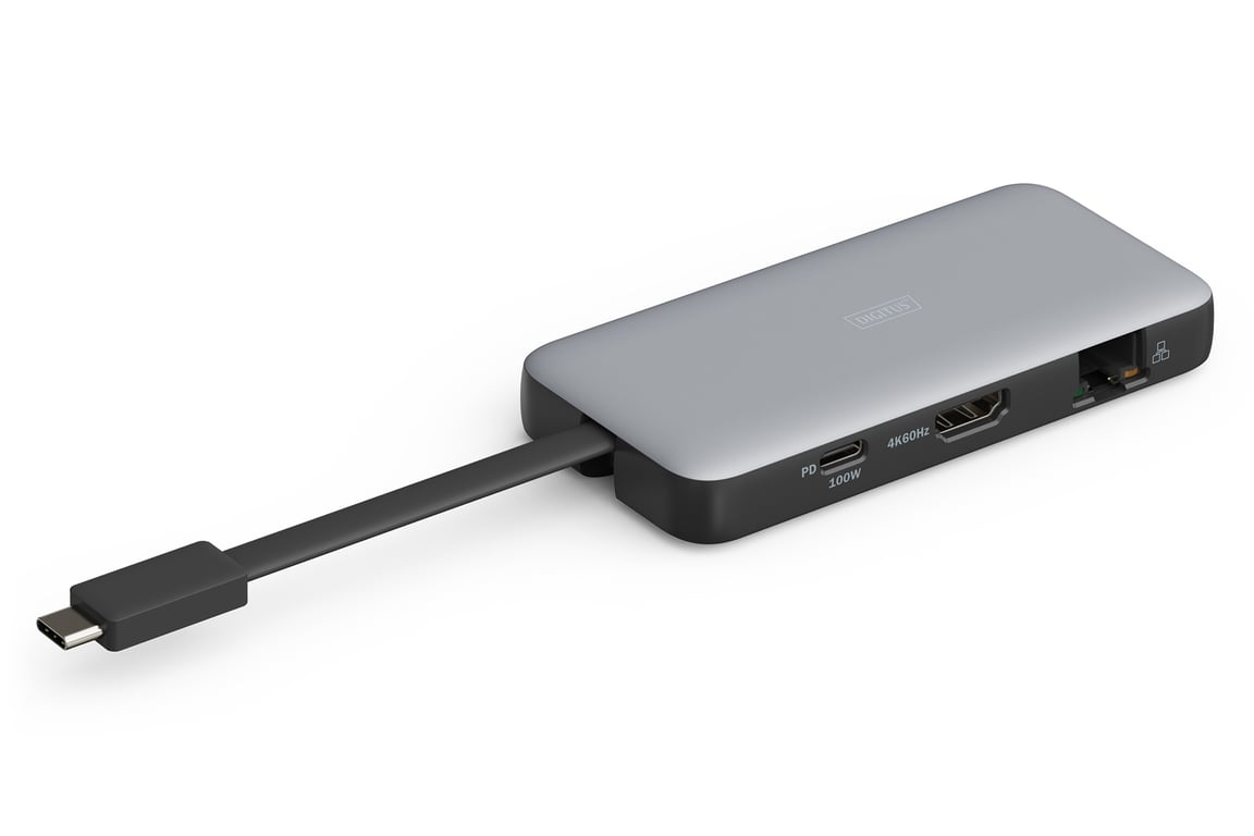 Digitus Podróżna stacja dokująca USB-C, 7 portów