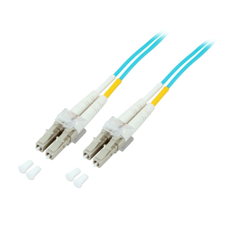 EFB Elektronik O0312.25 kabel optyczny 25 m LC OM3 Turkusowy