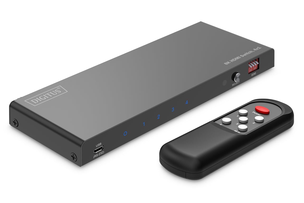 Digitus Przełącznik HDMI 8K, 4x1